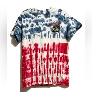 Brew Thru Outer Banks NC Tie Dye 40th Anniversary T-shirt Sz S